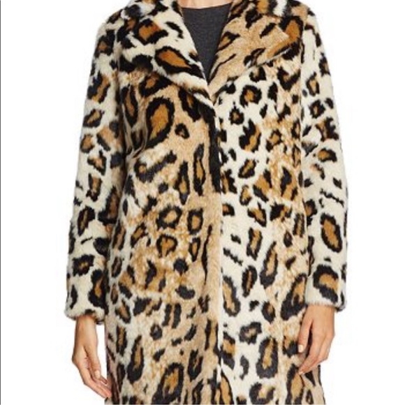 cupcakes & cashmere Jackets & Blazers - Cupcakes and Cashmere Leopard Coat